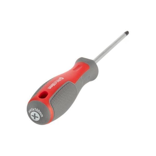 Отвертка крестовая PH1*100 мм, CR-V INTERTOOL VT-3316 VT-3316 фото
