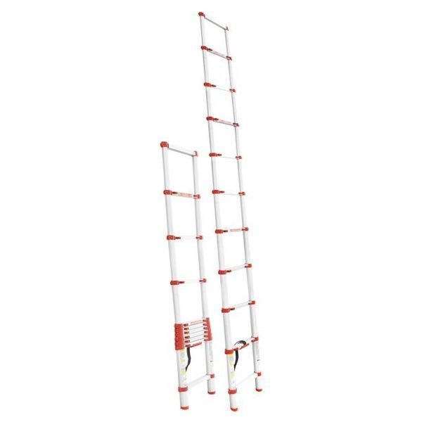 Драбина з алюмінію, телескопічна 10 сход., 3,20 м INTERTOOL LT-3032 LT-3032 фото
