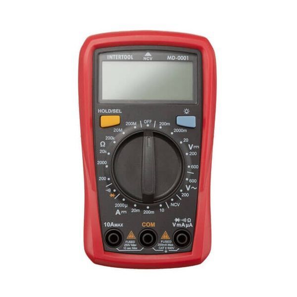 Мультиметр цифровой CAT II - 300 В / CAT I - 600 В INTERTOOL MD-0001 MD-0001 фото