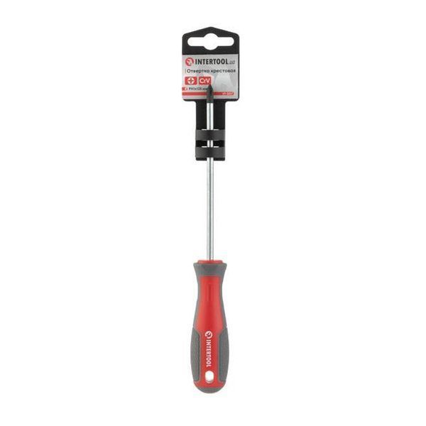 Отвертка крестовая PH1*125 мм, CR-V INTERTOOL VT-3317 VT-3317 фото
