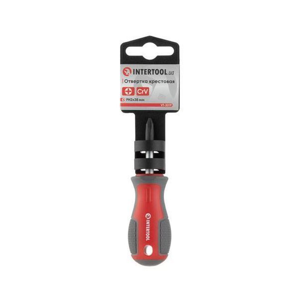 Викруткa PH2 * 38 мм, CR-V INTERTOOL VT-3319 VT-3319 фото