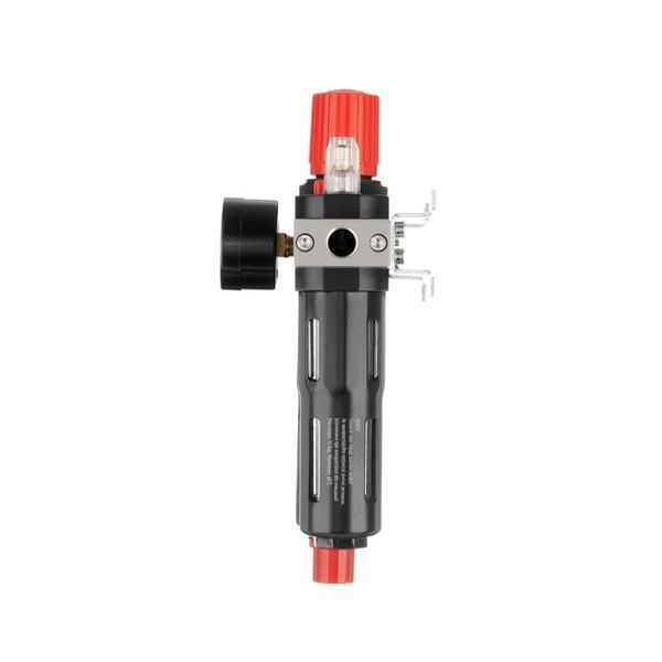Блок підготовки повітря 1/4", 5 мкм, 850 л/хв., метал, професійний INTERTOOL PT-1435 PT-1435 фото
