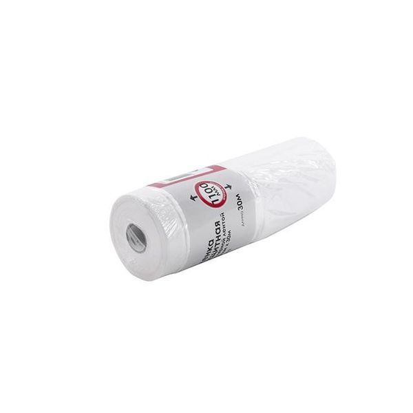 Плівка захисна з малярською стрічкою 1100 мм * 30 м INTERTOOL KT-0802 KT-0802 фото