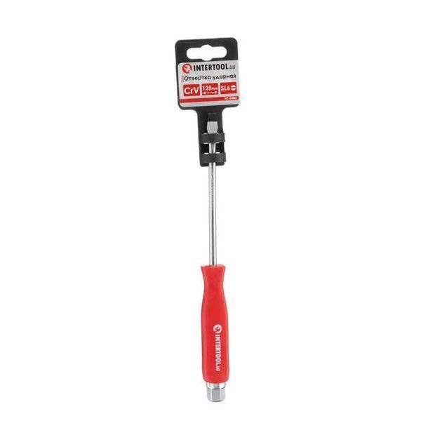 Отвертка ударная SL6*125 мм, Cr-V INTERTOOL HT-0483 HT-0483 фото