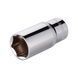 Головка шестигранна подовжена 1/2" 27*78 мм CrV INTERTOOL ET-0127 ET-0127 фото 1