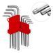 Набір ключів Г-подібних TORX 9 шт,&nbsp;Т10-Т50, Cr-V, Big INTERTOOL HT-0608 HT-0608 фото 1