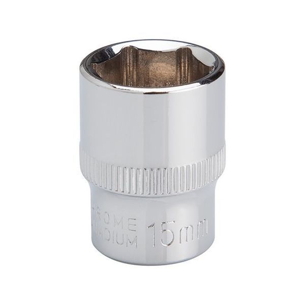Головка шестигранна 3/8", 15 мм, Cr-V&nbsp;STORM INTERTOOL ET-0415 ET-0415 фото