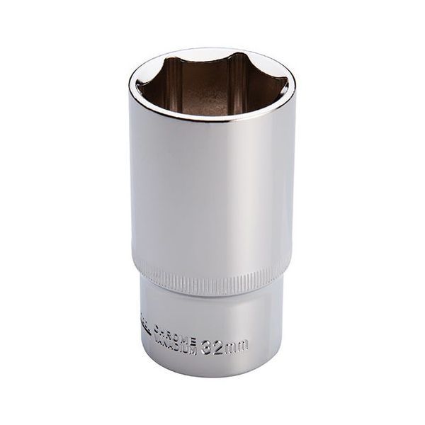 Головка шестигранная удлиненная 1/2", 32мм*78мм, Хром-Ванадиум INTERTOOL ET-0132 ET-0132 фото