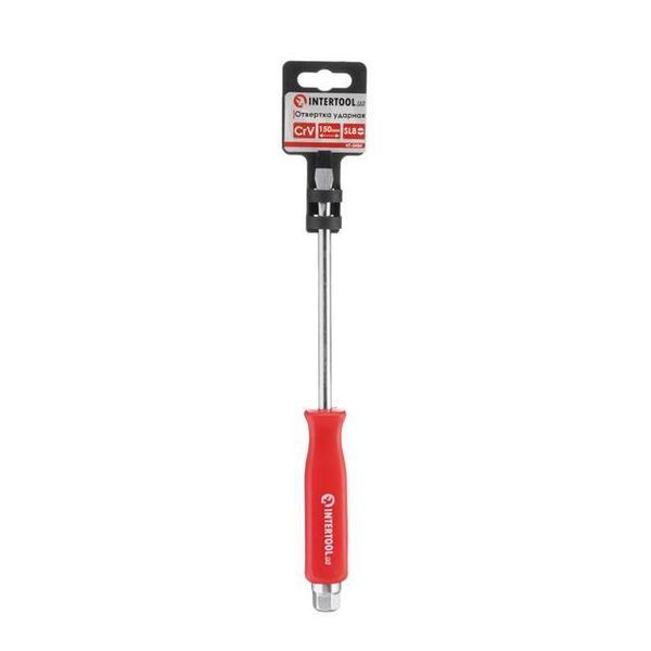 Отвертка ударная SL8*150 мм, Cr-V INTERTOOL HT-0484 HT-0484 фото