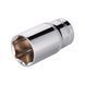Головка шестигранная удлиненная 1/2", 32мм*78мм, Хром-Ванадиум INTERTOOL ET-0132 ET-0132 фото 1