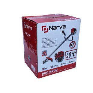 Бензиновый триммер NARVA NCG-6200 (4-тактный, 6200 Вт, 52 см&sup3;, 9500 об/мин) мотокоса бензиновая для травы NCG-6200 фото