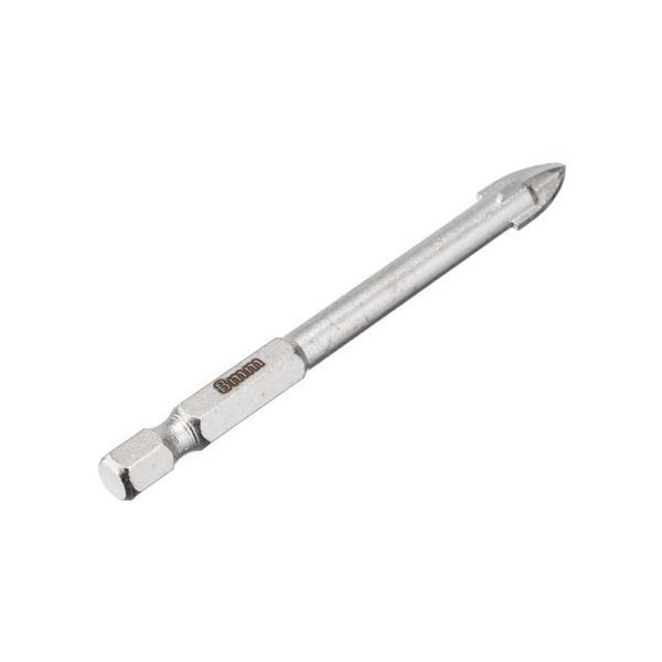 Сверло по стеклу и керамике 8 мм HEX 1/4'' (6.35 mm) INTERTOOL SD-0288 SD-0288 фото