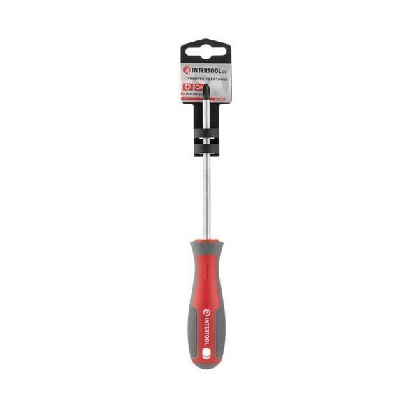 Отвертка крестовая PH2*125 мм, CR-V INTERTOOL VT-3321 VT-3321 фото