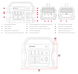 Станция зарядная портативная INTERTOOL WT-7002 (1.2 кВт, 1120 Втг, LiFeP04) WT-7002 фото 4