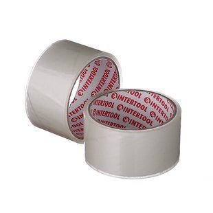 Скотч прозорий 48&nbsp;мм * 25 м * 52&nbsp;мкм INTERTOOL KT-0901 KT-0901 фото