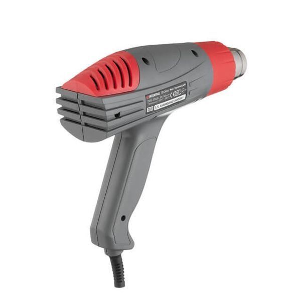 Фен технический 2000 Вт, 2 режима, 400-600 &deg;С, 300-500 л/мин INTERTOOL DT-2416 DT-2416 фото