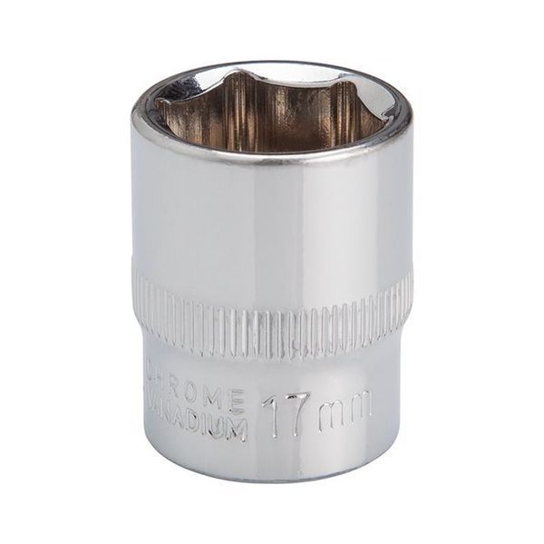 Головка шестигранна 3/8", 17 мм, Cr-V&nbsp;STORM INTERTOOL ET-0417 ET-0417 фото