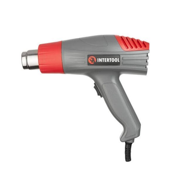 Фен технический 2000 Вт, 2 режима, 400-600 &deg;С, 300-500 л/мин INTERTOOL DT-2416 DT-2416 фото