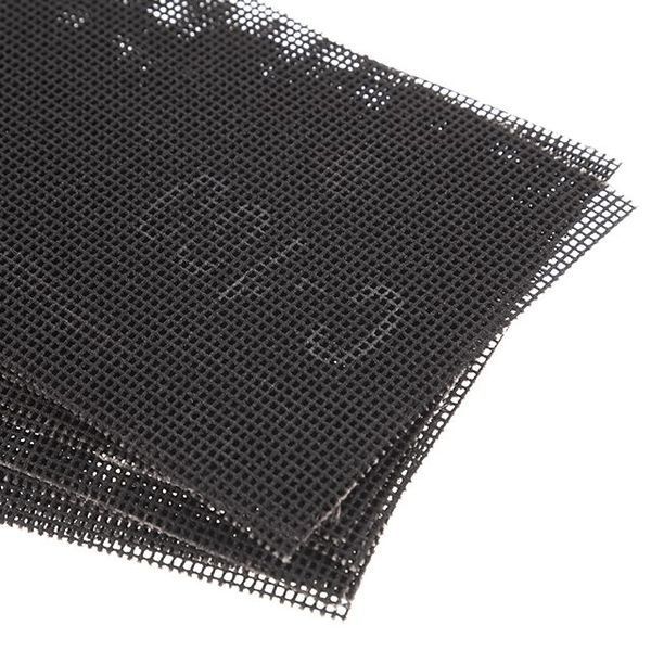 Сітка абразивна, 105 x 280 мм, К180, 10 шт. INTERTOOL KT-6018 KT-6018 фото