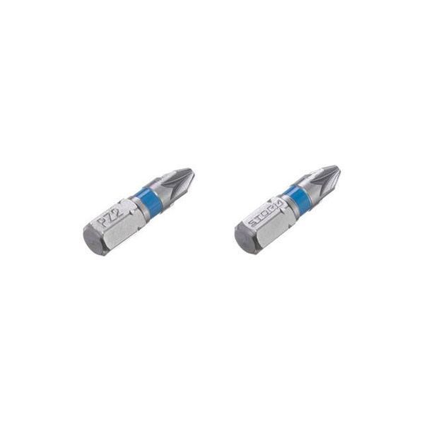 Комплект отверточных насадок PZ2 1/4" * 25 мм, S2, уп. 2 шт, STORM INTERTOOL VT-0221 VT-0221 фото