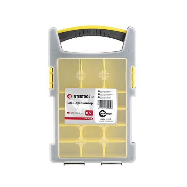 Мини-органайзер 8,5", 210x338x62 мм INTERTOOL BX-4008 BX-4008 фото