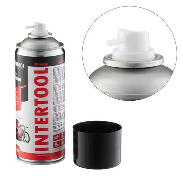 Cмазка "Силикон", аэрозоль 400 мл INTERTOOL FS-6040 FS-6040 фото