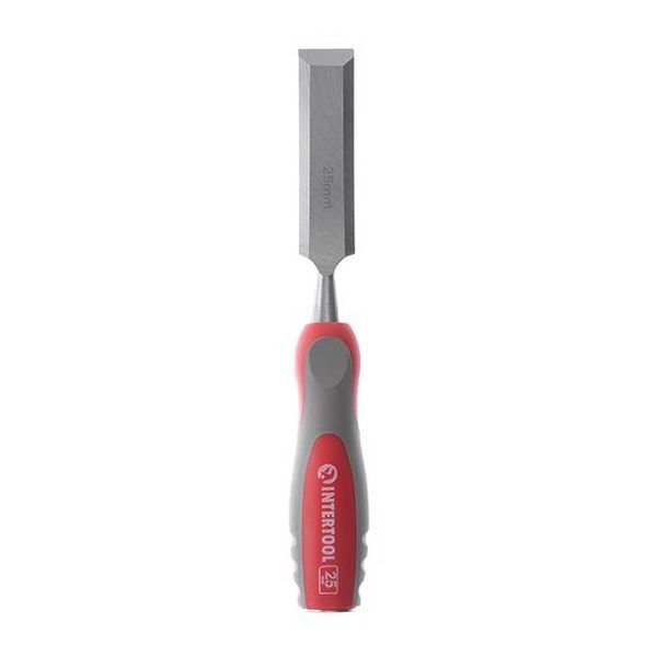 Стамеска 25 мм, Cr-V, двухкомпонентная рукоятка INTERTOOL HT-3525 HT-3525 фото