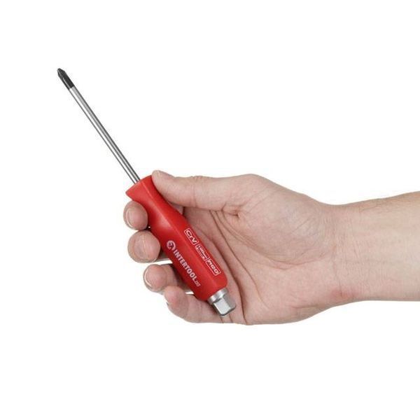 Викрутка ударна PH2*100 мм, CrV INTERTOOL HT-0487 HT-0487 фото