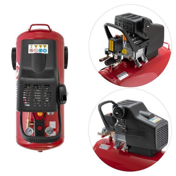 Компрессор INTERTOOL PT-0021 (50 л, 1.2 кВт, 220 В, 8 атм, 205 л/мин) PT-0021 фото