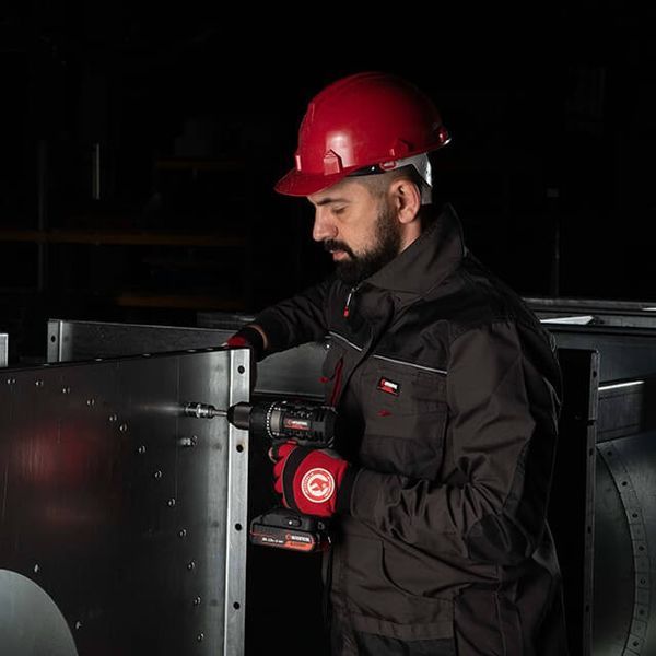 Куртка рабочая 80 % полиэстер, 20 % хлопок, плотность 260 г/м2, L INTERTOOL SP-3003 SP-3003 фото