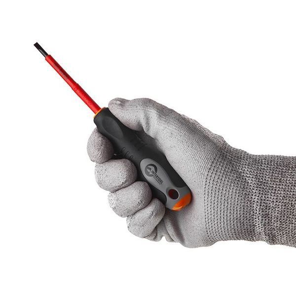 Викрутка шліцева ізольована 0.8*4&nbsp;мм, 75 мм, 1000 В INTERTOOL VT-3204 VT-3204 фото
