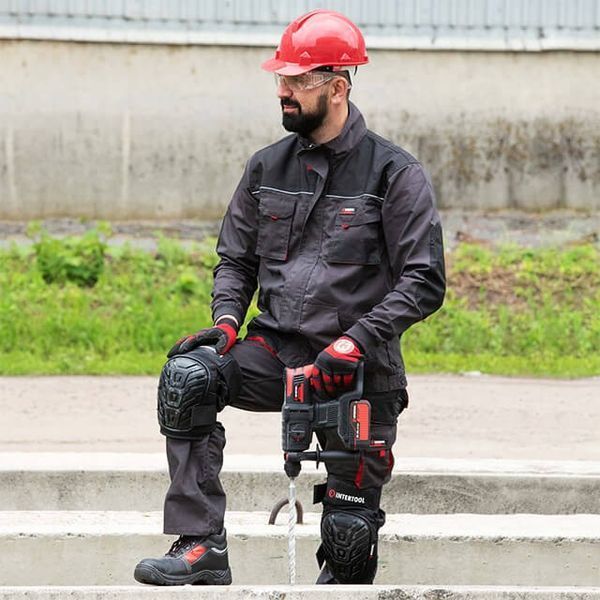 Куртка рабочая 80 % полиэстер, 20 % хлопок, плотность 260 г/м2, L INTERTOOL SP-3003 SP-3003 фото