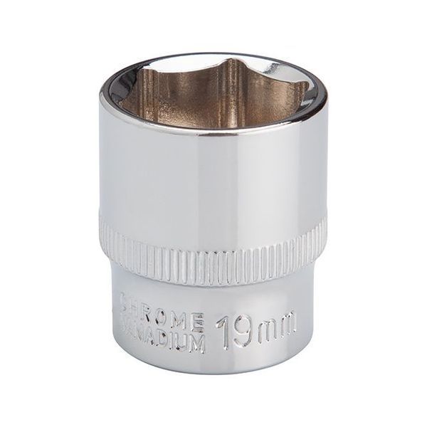 Головка шестигранна 3/8", 19 мм, Cr-V&nbsp;STORM INTERTOOL ET-0419 ET-0419 фото