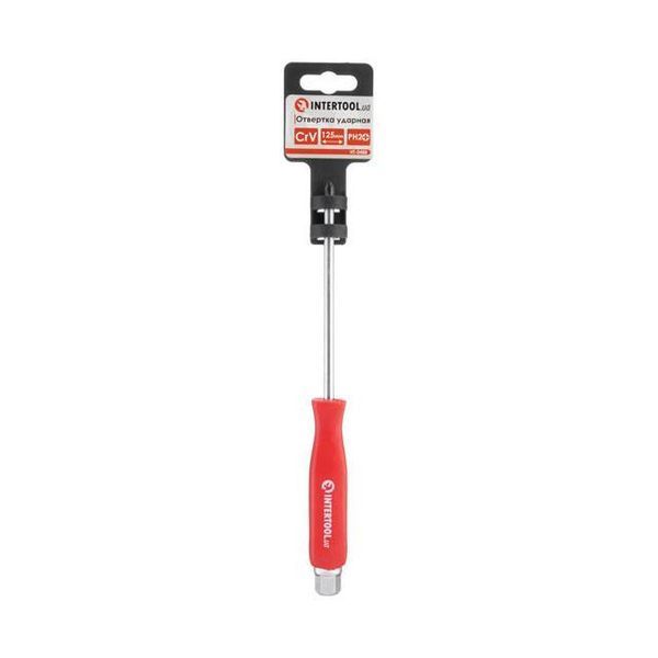 Отвертка ударная PH2*125 мм, Cr-V INTERTOOL HT-0488 HT-0488 фото