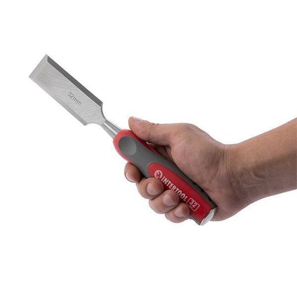 Стамеска 32 мм, Cr-V, двухкомпонентная рукоятка INTERTOOL HT-3532 HT-3532 фото