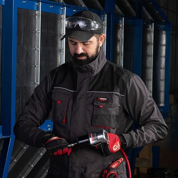 Куртка рабочая 80 % полиэстер, 20 % хлопок, плотность 260 г/м2, L INTERTOOL SP-3003 SP-3003 фото