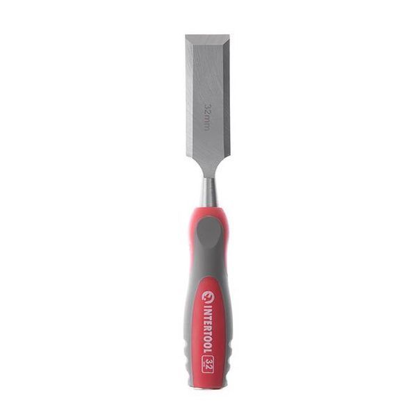Стамеска 32 мм, Cr-V, двухкомпонентная рукоятка INTERTOOL HT-3532 HT-3532 фото