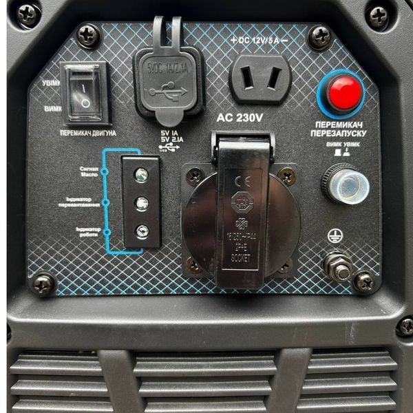 Генератор бензиновий інверторний Zegor DIN-MUTE1100 1,0-1,1 кВт, ручний стартер, мідна обмотка DIN-MUTE1100 фото