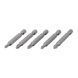 Комплект отверточных насадок PH1, PH2, PZ1, PZ2 1/4"*50мм, ACR, S2, уп. 5шт., STORM INTERTOOL VT-0205 VT-0205 фото 1
