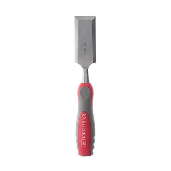 Стамеска 38 мм, Cr-V, двухкомпонентная рукоятка INTERTOOL HT-3538 HT-3538 фото