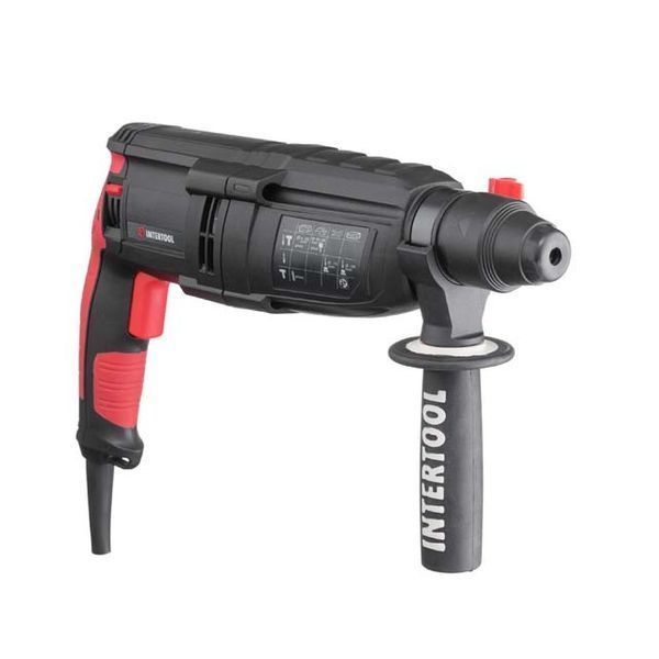 Перфоратор 1000 Вт, 3.2 Дж, 0-1300 об/мин, 0-5100 уд/мин, 3 режима INTERTOOL WT-0170 WT-0170 фото