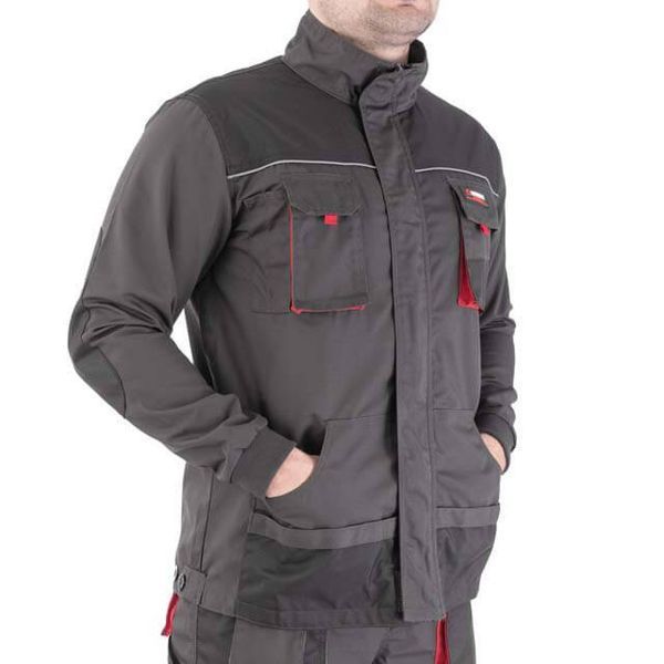 Куртка рабочая 80 % полиэстер, 20 % хлопок, плотность 260 г/м2, XL INTERTOOL SP-3004 SP-3004 фото