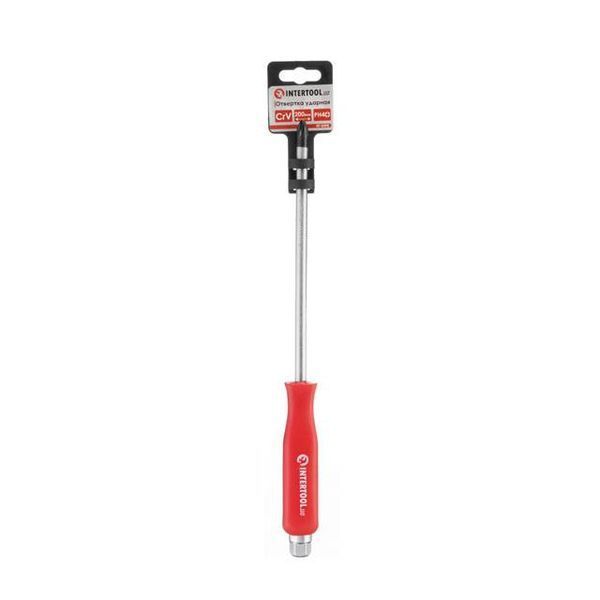 Отвертка ударная PH4*200 мм, Cr-V INTERTOOL HT-0490 HT-0490 фото