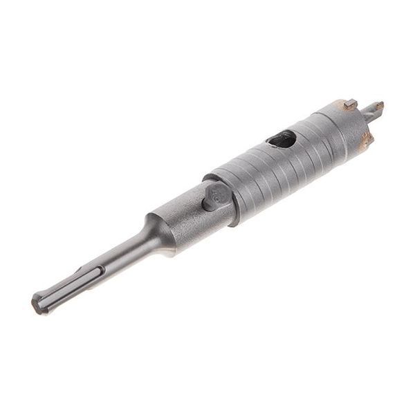 Комплект: Свердло корончасте по бетону 26мм + Перехідник SDS Plus 100мм INTERTOOL SD-7026 SD-7026 фото