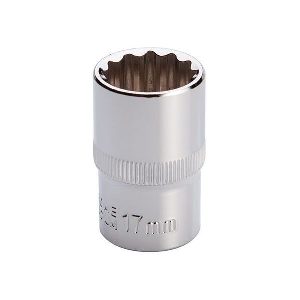Головка 12 гр. 1/2", 17 мм INTERTOOL ET-0217 ET-0217 фото