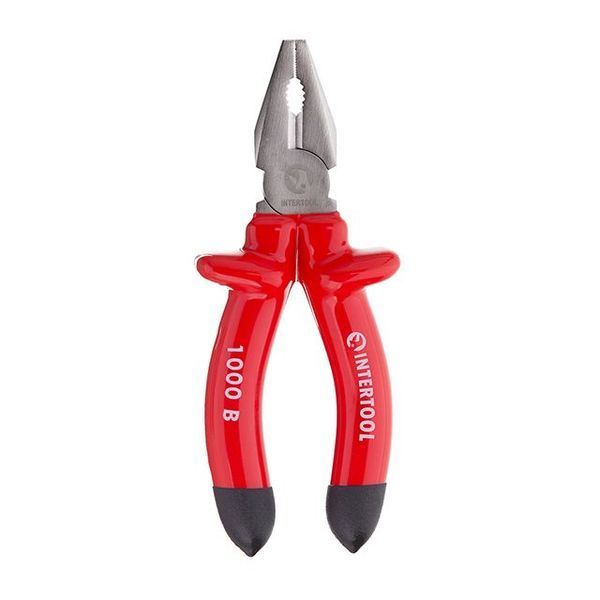 Плоскогубці 160 мм, 1000 В INTERTOOL NT-0312 NT-0312 фото