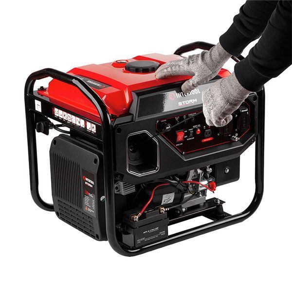 Генератор бензиновий інверторний  INTERTOOL DT-1350 4.5/5 кВт, 220 В, 12 л, електро+ручний старт, мідна обмотка, STORM DT-1350 фото