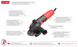 Шліфмашина кутова 750 Вт, діаметр круга 125 мм, 11 000 об/хв. INTERTOOL WT-0220 WT-0220 фото 2
