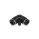 З'єднання цангове L-подібне для поліуретанових та ін. шлангів 6*6 мм INTERTOOL PT-2321 PT-2321 фото 1