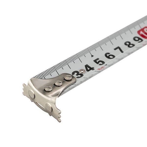 Рулетка з металевим полотном 8 м *&nbsp;25 мм, три стопори&nbsp;полотна INTERTOOL MT-0108 MT-0108 фото